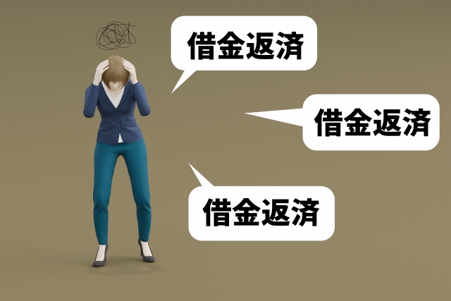お金を手に頭を抱える。宮古島市で債務整理の無料相談が弁護士にできます